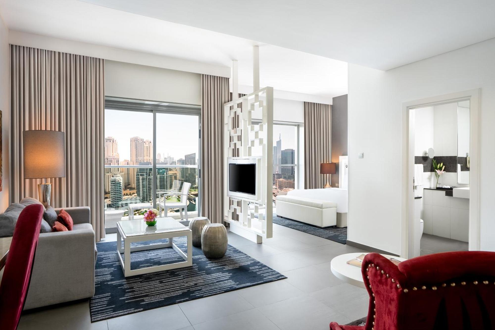 Hotel The First Collection Dubai Marina Esterno foto A room at the hotel