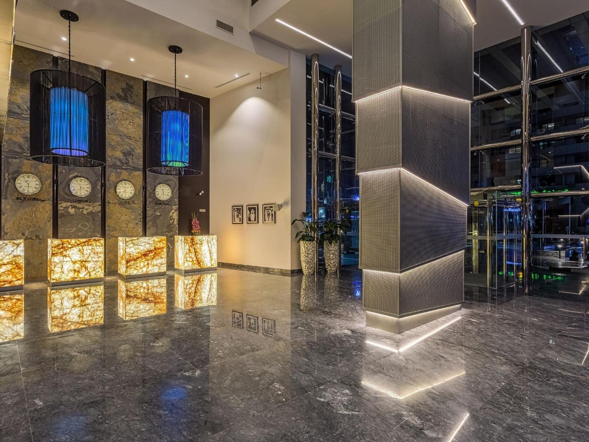 Hotel The First Collection Dubai Marina Esterno foto Reception
